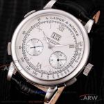 Perfect Replica A.Lange & Söhne Datograph Flyback Silver Dial 42 MM Cal.951.1 Watch